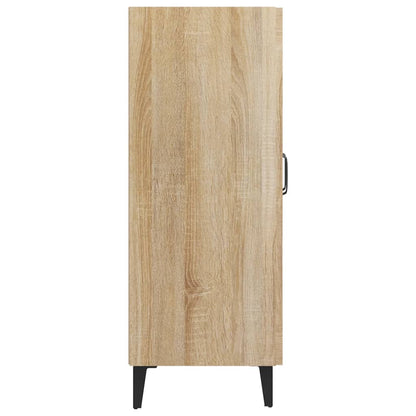 vidaXL Sideboard Sonoma Oak 69.5x34x90 cm Engineered Wood