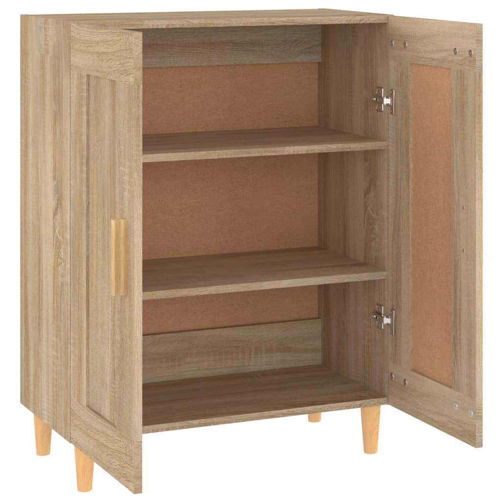 vidaXL Sideboard Sonoma Oak 69.5x34x90 cm Engineered Wood