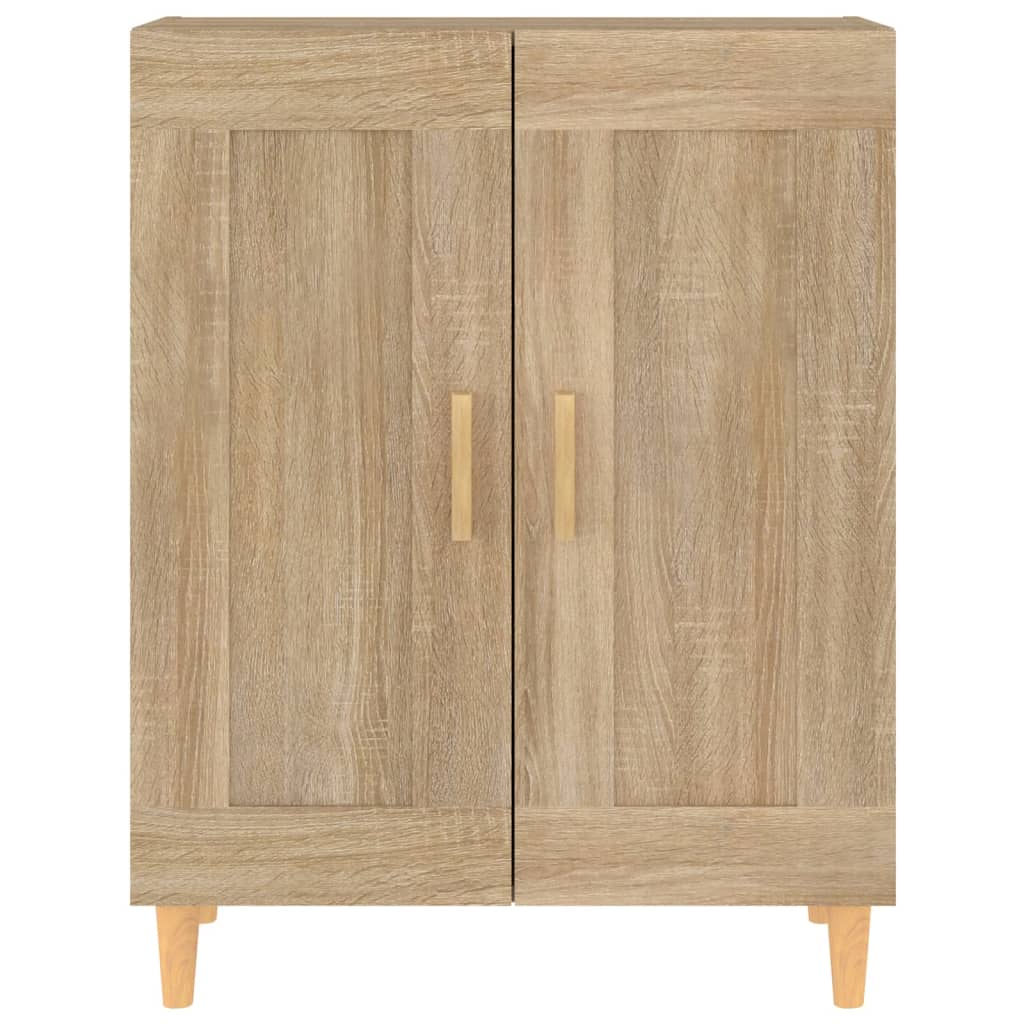 vidaXL Sideboard Sonoma Oak 69.5x34x90 cm Engineered Wood