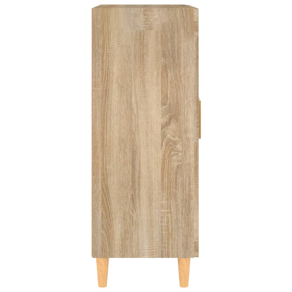 vidaXL Sideboard Sonoma Oak 69.5x34x90 cm Engineered Wood