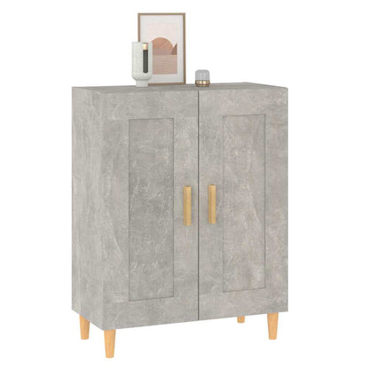 812136 vidaXL Sideboard Concrete Grey 69,5x34x90 cm Engineered Wood