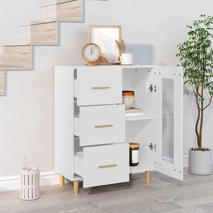 vidaXL Sideboard White 69,5x34x90 cm Engineered Wood