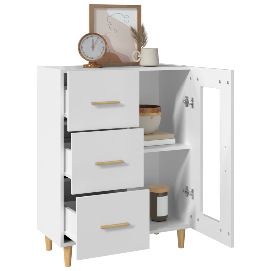 vidaXL Sideboard White 69,5x34x90 cm Engineered Wood