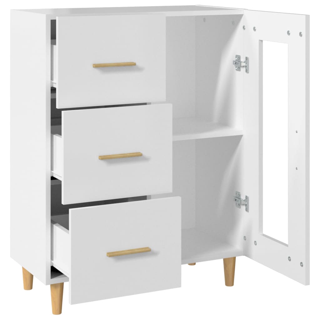 vidaXL Sideboard White 69,5x34x90 cm Engineered Wood