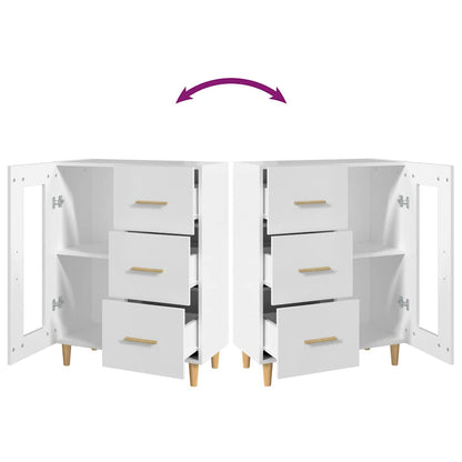 vidaXL Sideboard White 69,5x34x90 cm Engineered Wood