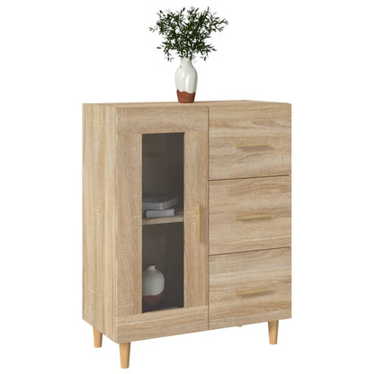 vidaXL Sideboard Sonoma Oak 69,5x34x90 cm Engineered Wood