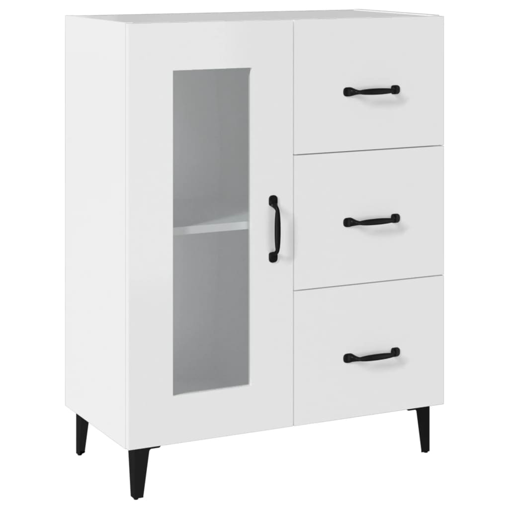 vidaXL Sideboard White 69.5x34x90 cm Engineered Wood
