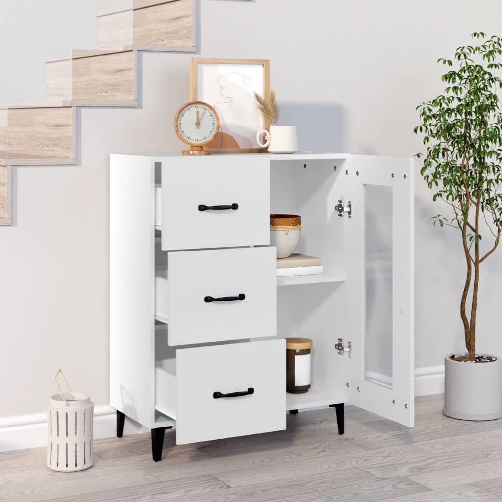 vidaXL Sideboard White 69.5x34x90 cm Engineered Wood