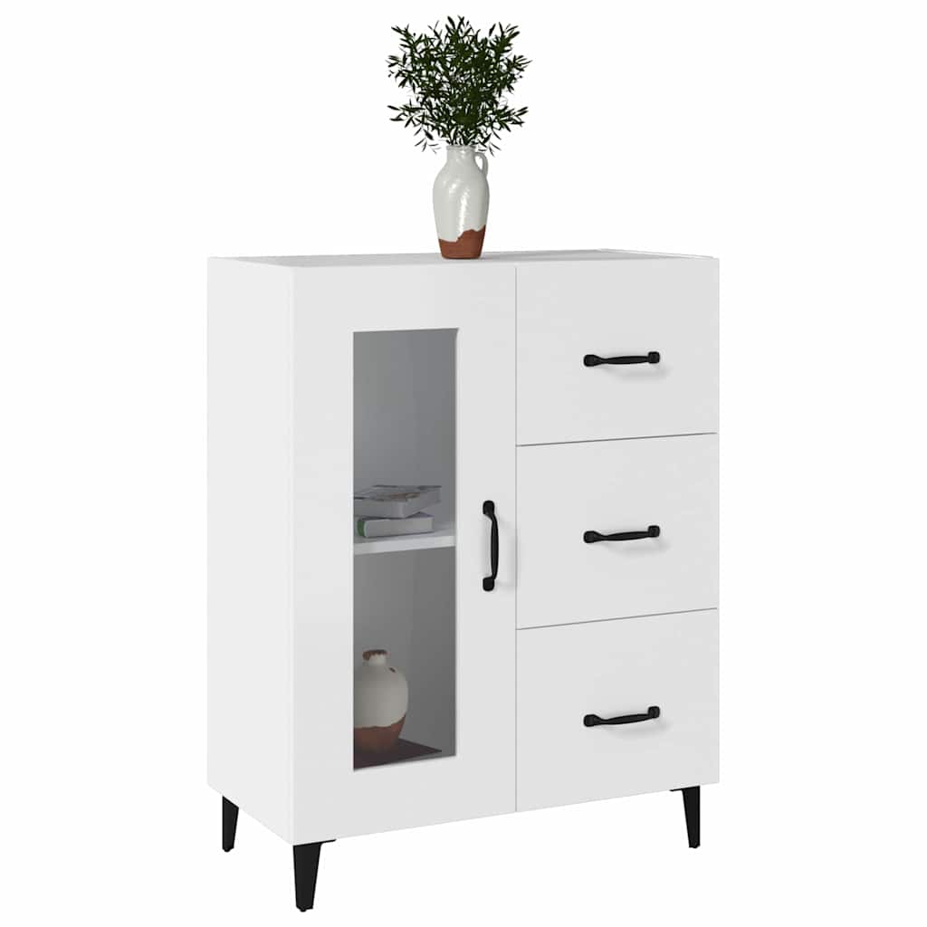 vidaXL Sideboard White 69,5x34x90 cm Engineered Wood