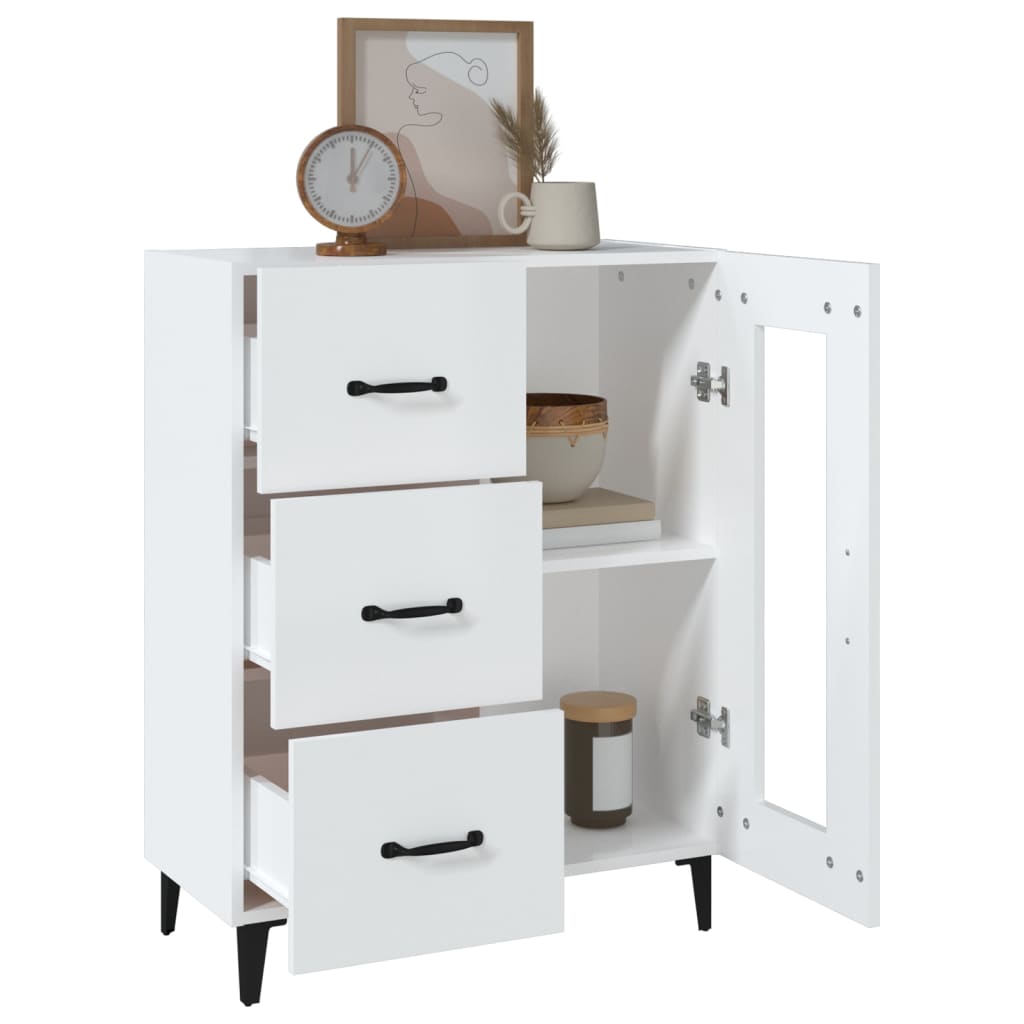 vidaXL Sideboard White 69.5x34x90 cm Engineered Wood