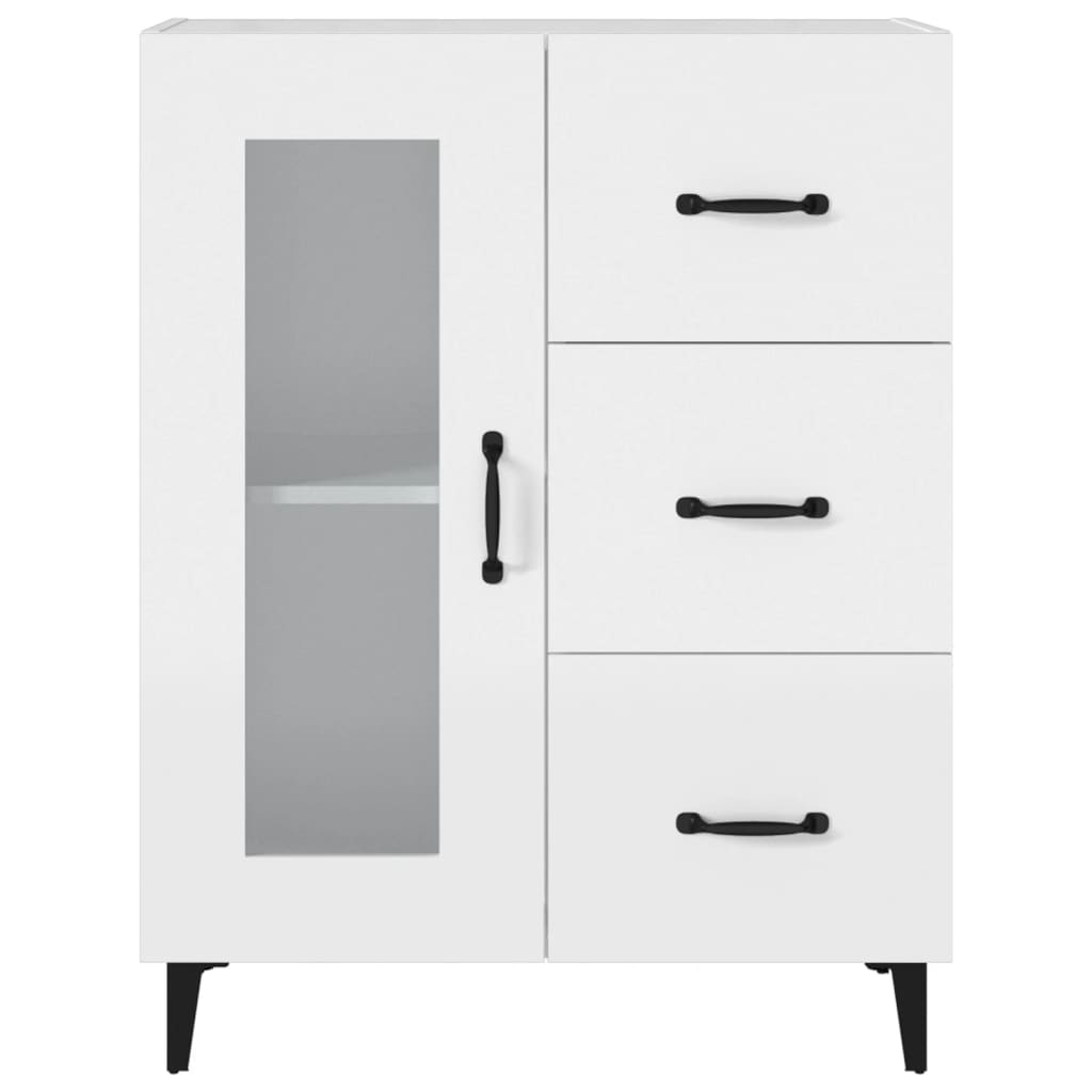 vidaXL Sideboard White 69.5x34x90 cm Engineered Wood