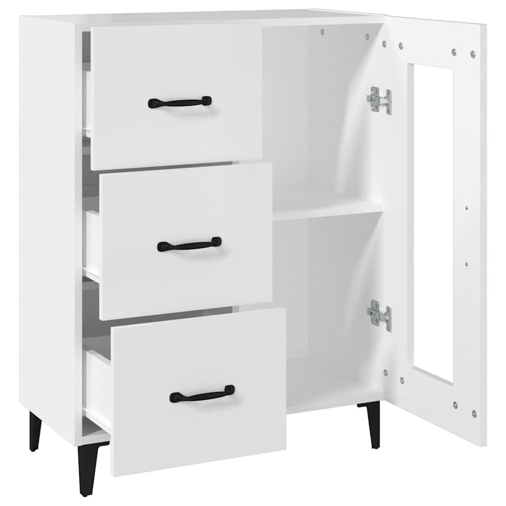 vidaXL Sideboard White 69,5x34x90 cm Engineered Wood