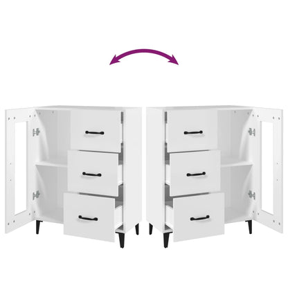vidaXL Sideboard White 69.5x34x90 cm Engineered Wood