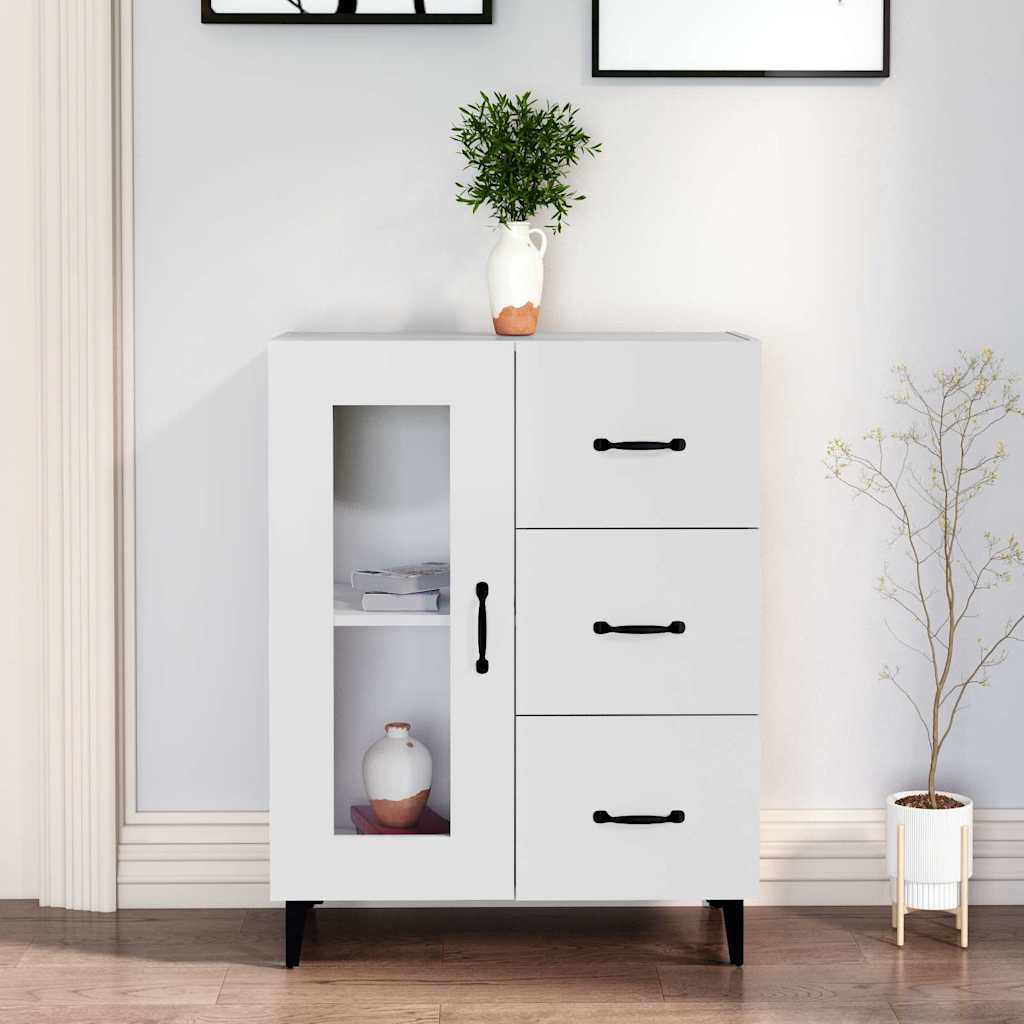 vidaXL Sideboard White 69,5x34x90 cm Engineered Wood