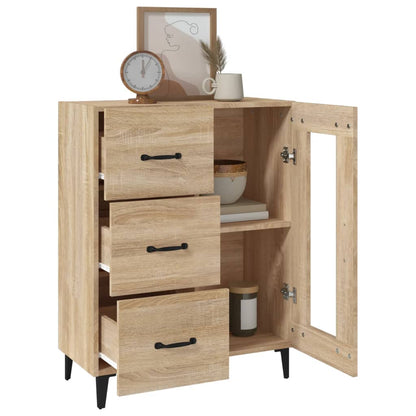 vidaXL Sideboard Sonoma Oak 69.5x34x90 cm Engineered Wood