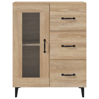 vidaXL Sideboard Sonoma Oak 69.5x34x90 cm Engineered Wood