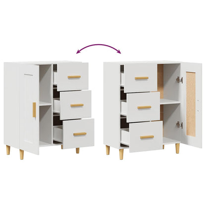 vidaXL Sideboard White 69.5x34x90 cm Engineered Wood