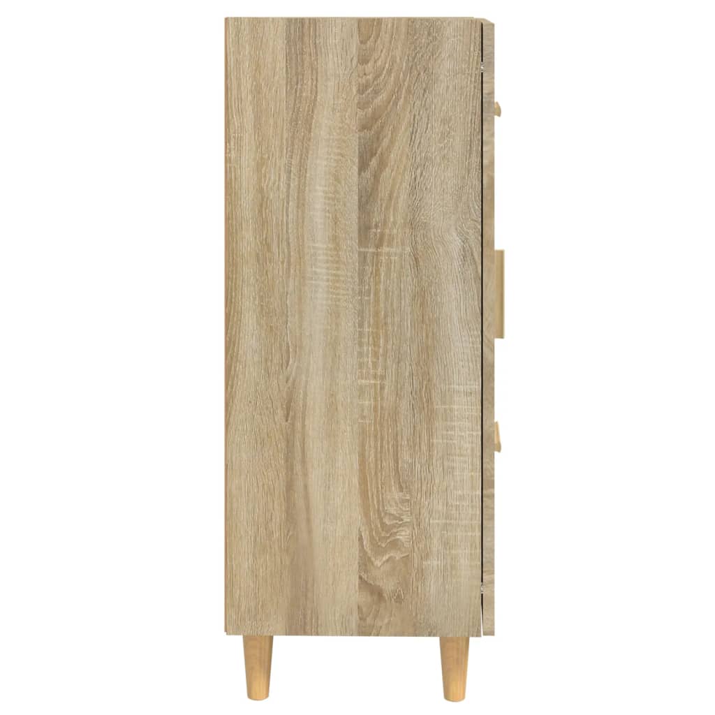 vidaXL Sideboard Sonoma Oak 69.5x34x90 cm Engineered Wood