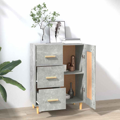 812226 vidaXL Sideboard Concrete Grey 69,5x34x90 cm Engineered Wood