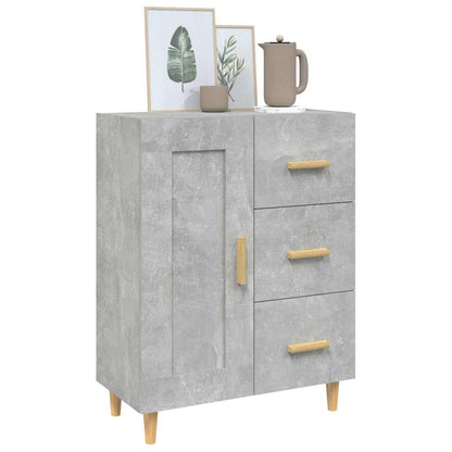 812226 vidaXL Sideboard Concrete Grey 69,5x34x90 cm Engineered Wood
