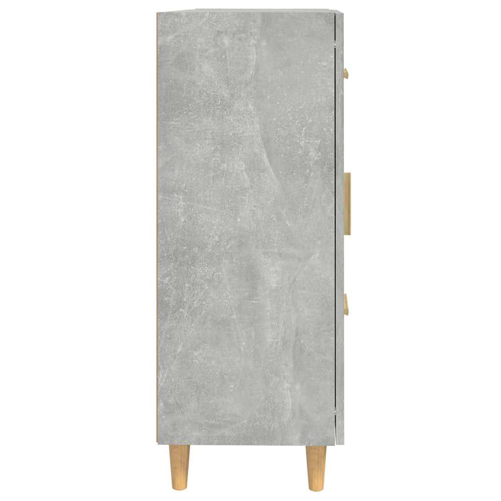 812226 vidaXL Sideboard Concrete Grey 69,5x34x90 cm Engineered Wood