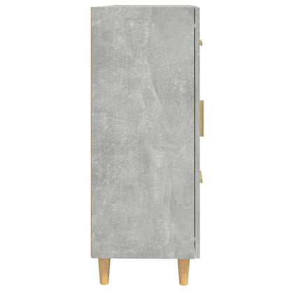 812226 vidaXL Sideboard Concrete Grey 69,5x34x90 cm Engineered Wood