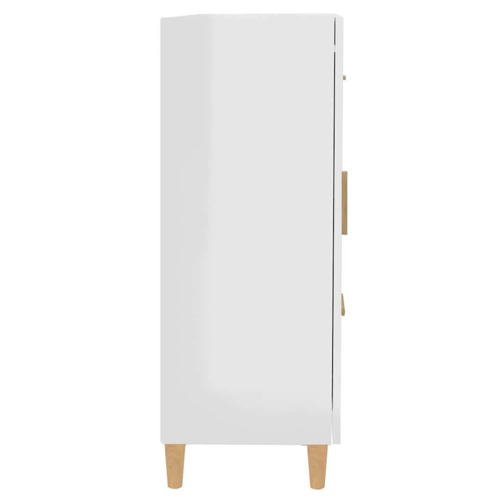 vidaXL Sideboard High Gloss White 69,5x34x90 cm Engineered Wood