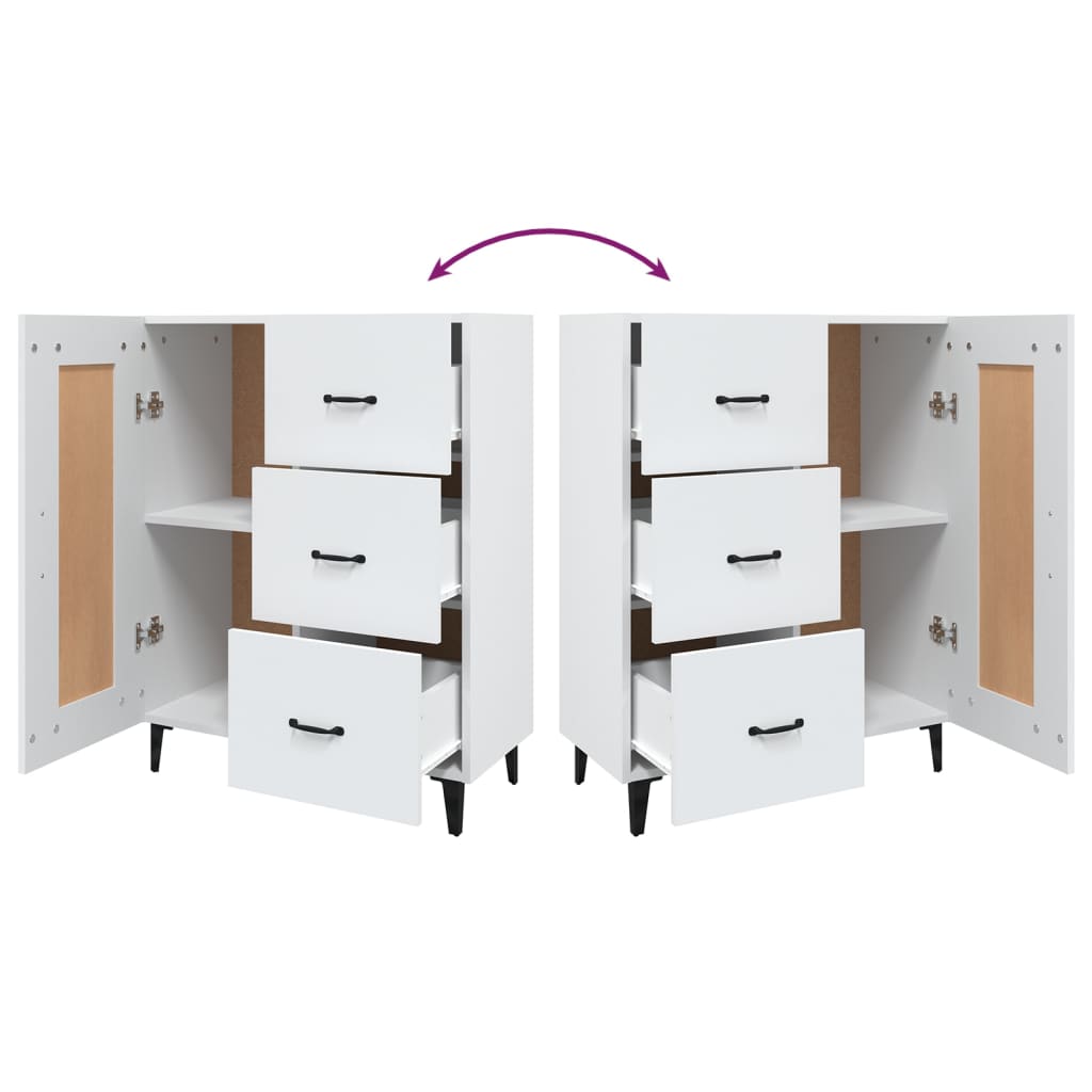 vidaXL Sideboard White 69.5x34x90 cm Engineered Wood