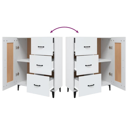 vidaXL Sideboard White 69.5x34x90 cm Engineered Wood