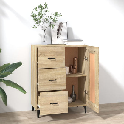 812234 vidaXL Sideboard Sonoma Oak 69,5x34x90 cm Engineered Wood