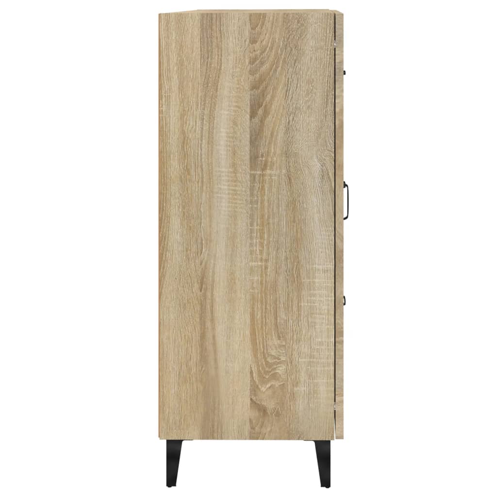vidaXL Sideboard Sonoma Oak 69.5x34x90 cm Engineered Wood