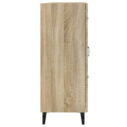vidaXL Sideboard Sonoma Oak 69.5x34x90 cm Engineered Wood