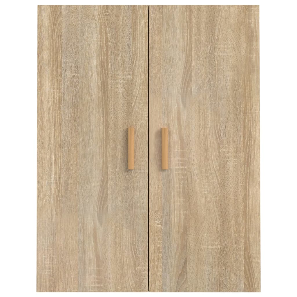 vidaXL Hanging Wall Cabinet Sonoma Oak 69.5x34x90 cm
