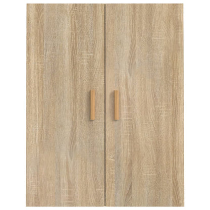 vidaXL Hanging Wall Cabinet Sonoma Oak 69.5x34x90 cm