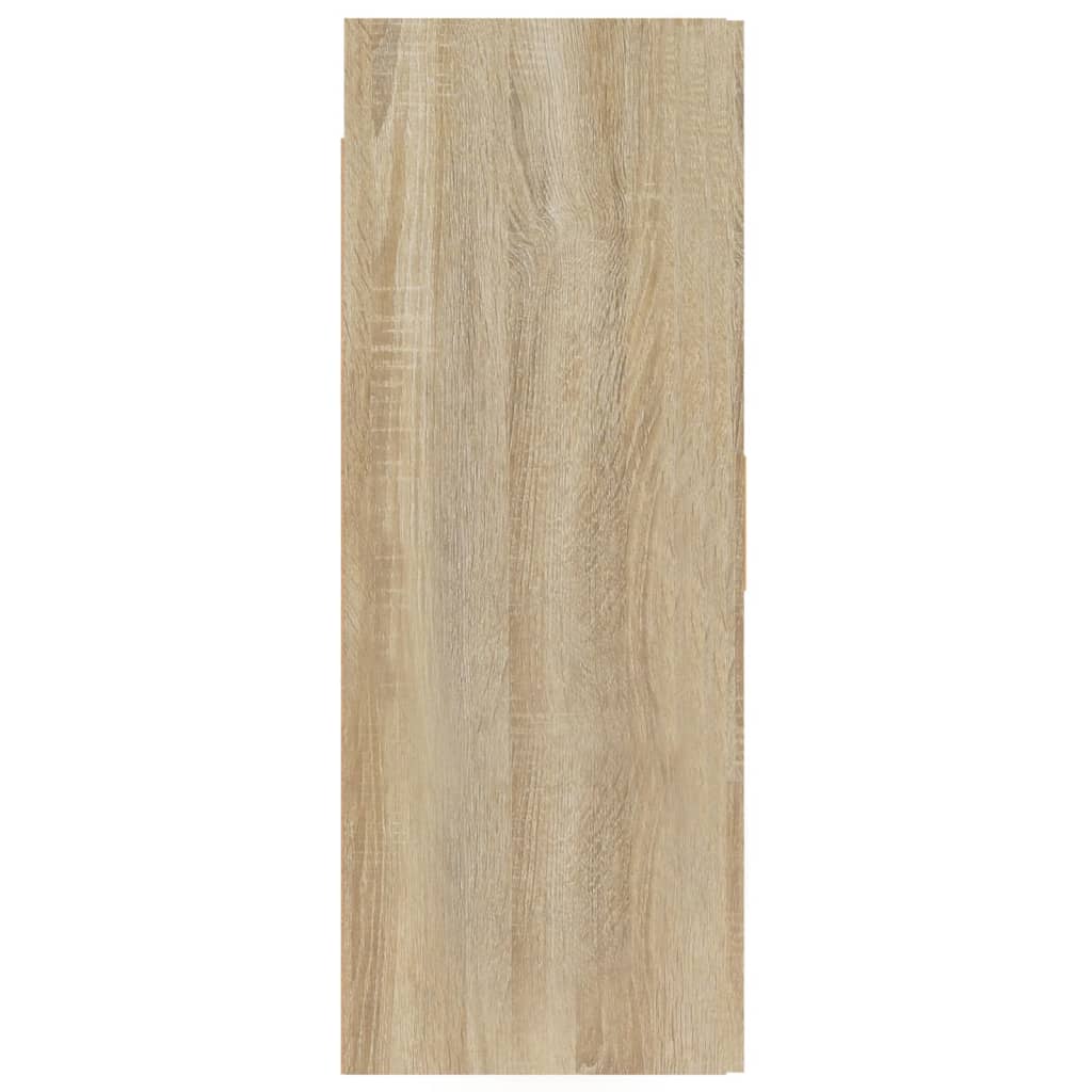 vidaXL Hanging Wall Cabinet Sonoma Oak 69.5x34x90 cm