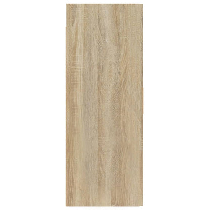 vidaXL Hanging Wall Cabinet Sonoma Oak 69.5x34x90 cm