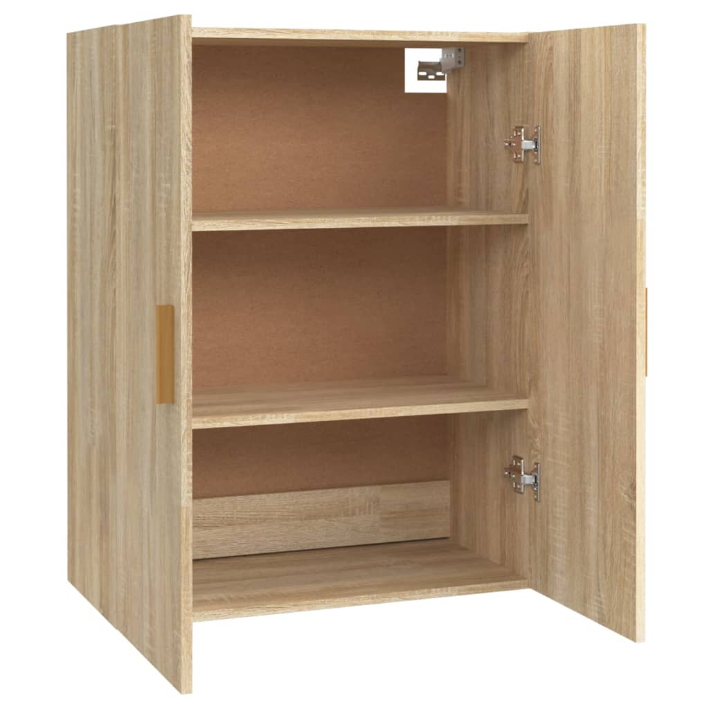 vidaXL Hanging Wall Cabinet Sonoma Oak 69.5x34x90 cm