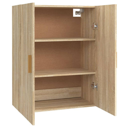 vidaXL Hanging Wall Cabinet Sonoma Oak 69.5x34x90 cm
