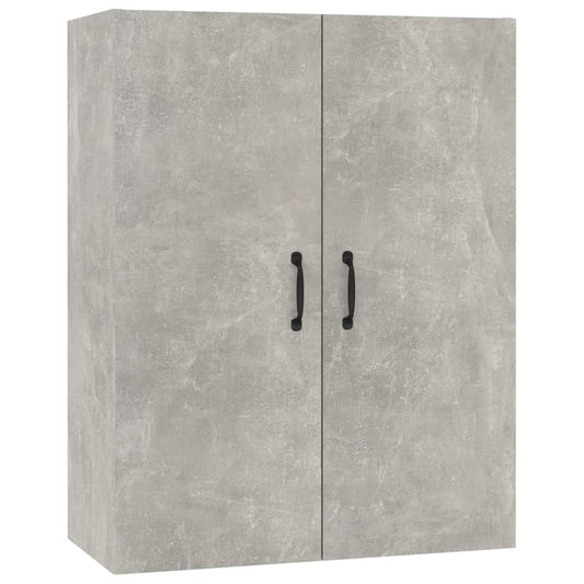 vidaXL Hanging Cabinet Concrete Grey 69,5x34x90 cm Engineered Wood