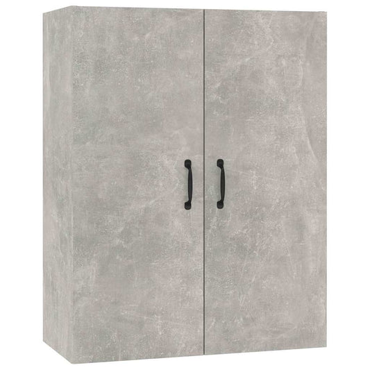 vidaXL Hanging Cabinet Concrete Grey 69,5x34x90 cm Engineered Wood