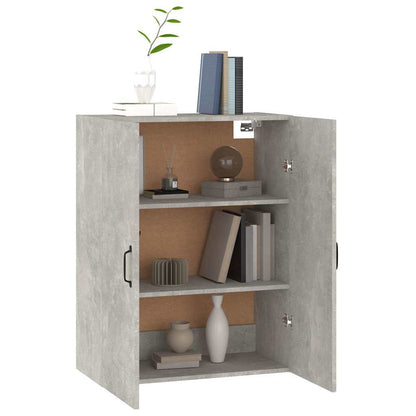 vidaXL Hanging Cabinet Concrete Grey 69,5x34x90 cm Engineered Wood
