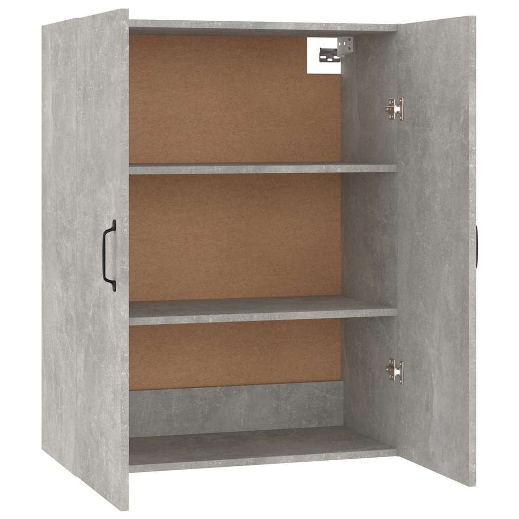 vidaXL Hanging Cabinet Concrete Grey 69,5x34x90 cm Engineered Wood