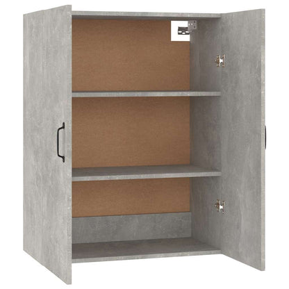 vidaXL Hanging Cabinet Concrete Grey 69,5x34x90 cm Engineered Wood