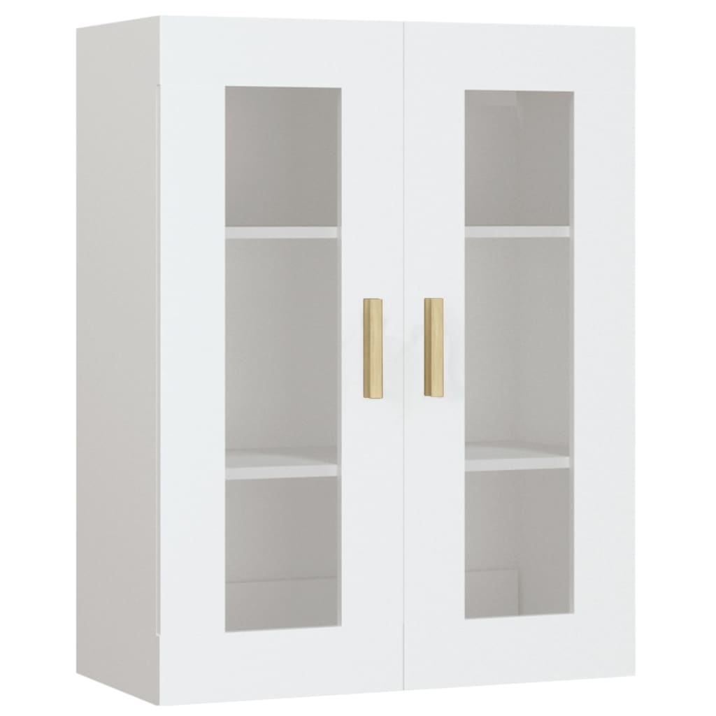 vidaXL Hanging Wall Cabinet White 69.5x34x90 cm