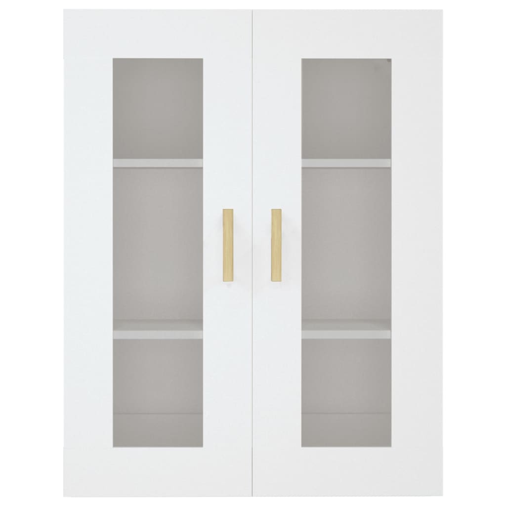 vidaXL Hanging Wall Cabinet White 69.5x34x90 cm