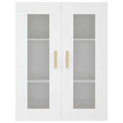 vidaXL Hanging Wall Cabinet White 69.5x34x90 cm
