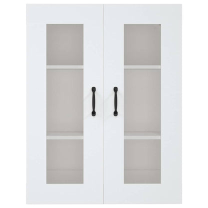 vidaXL Hanging Wall Cabinet White 69,5x34x90 cm