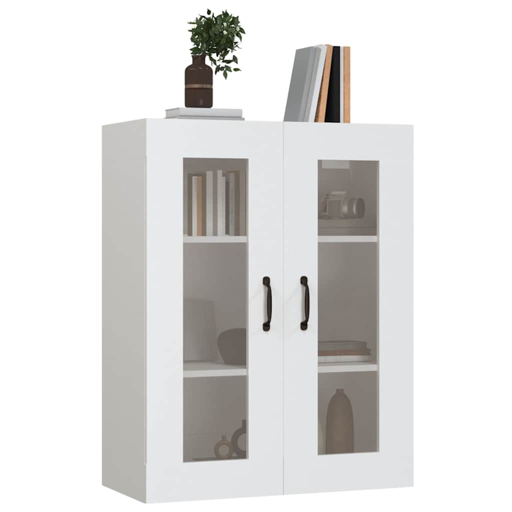 vidaXL Hanging Wall Cabinet White 69,5x34x90 cm