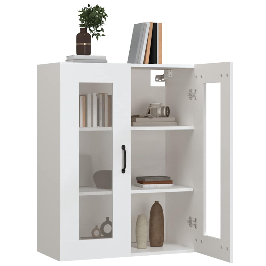 vidaXL Hanging Wall Cabinet White 69,5x34x90 cm