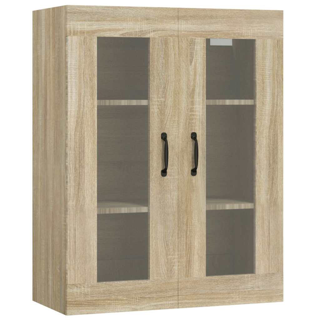 vidaXL Hanging Wall Cabinet Sonoma Oak 69,5x34x90 cm
